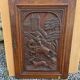Carved oak solid wood door