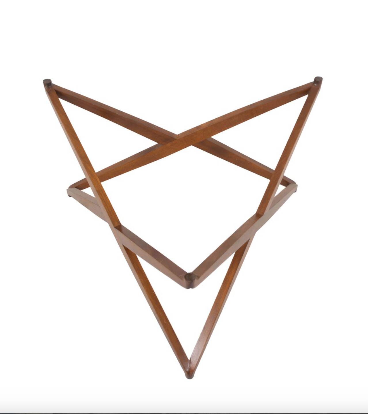 Table basse piétement sculptural par Angelo Ostuni
