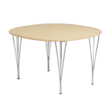 Piet Hein & Bruno Mathsson "super-circuclar" table