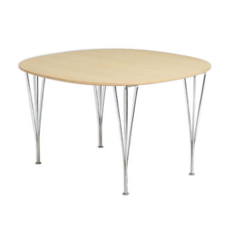 Piet Hein & Bruno Mathsson "super-circuclar" table