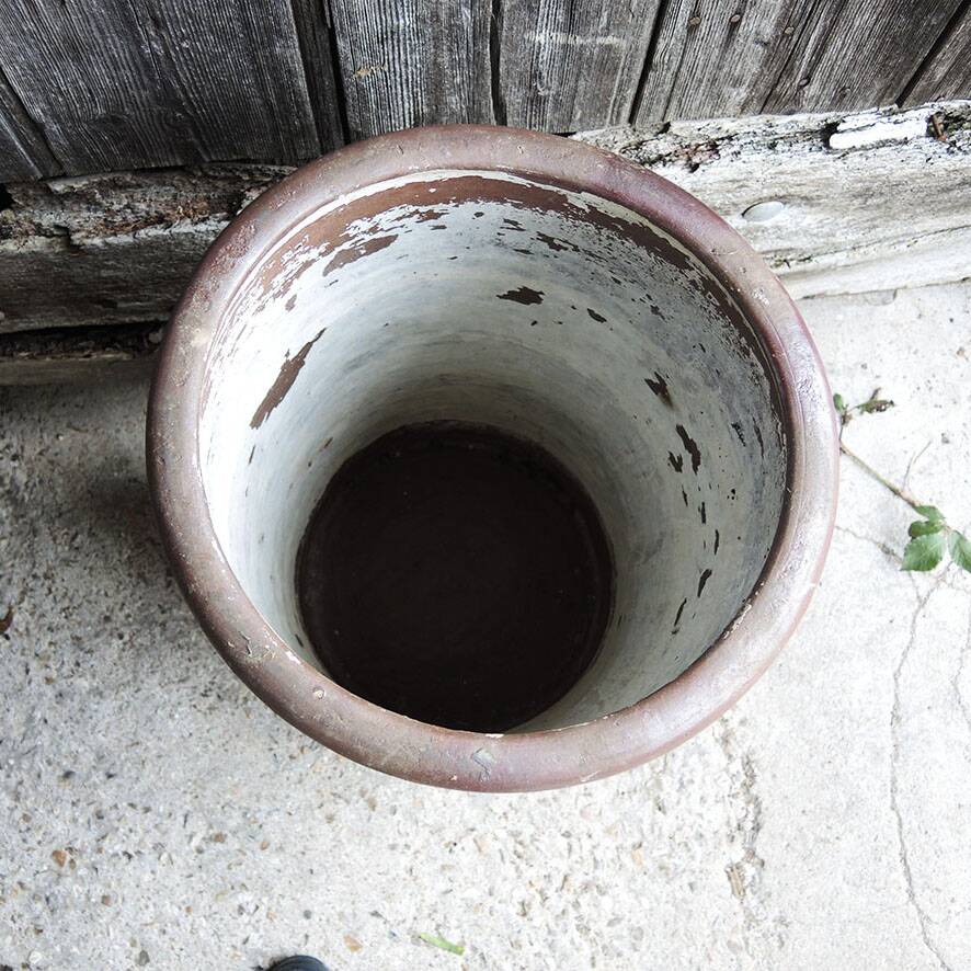 Old stoneware pot XL H 82 cm