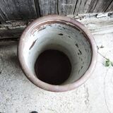 Old stoneware pot XL H 82 cm