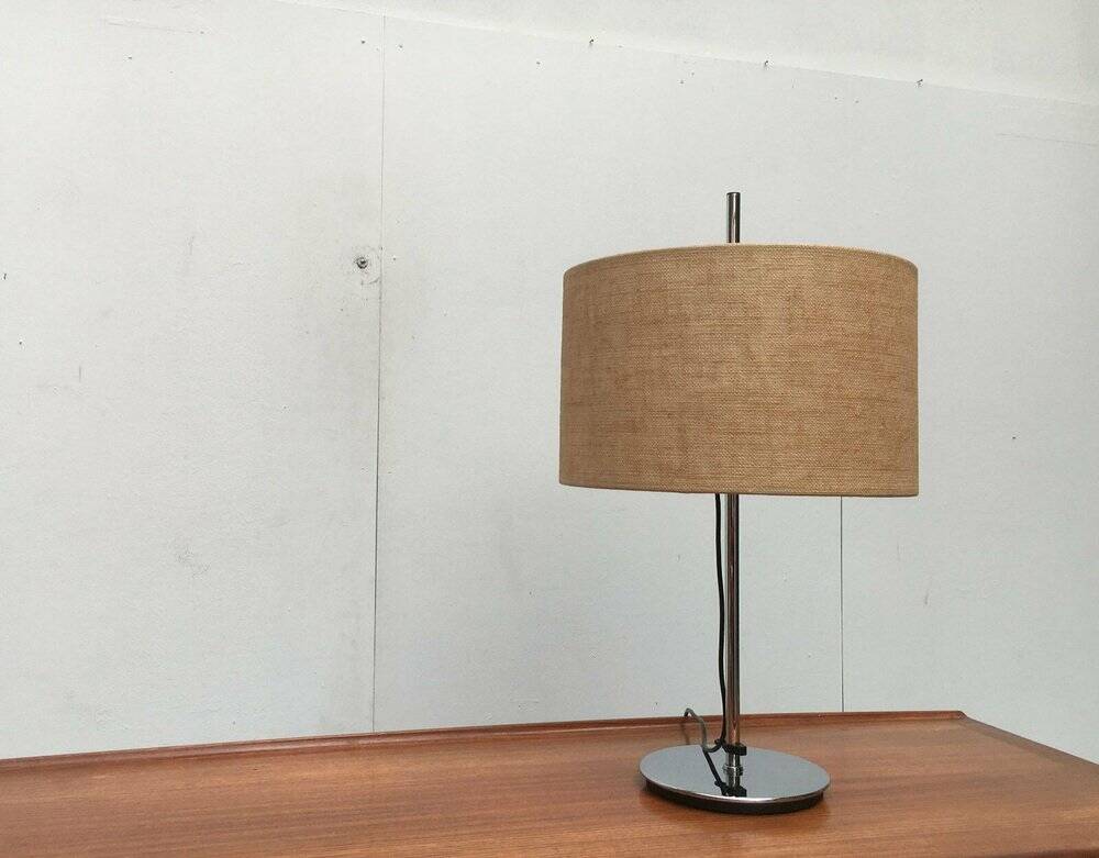 German table lamp from the mid-century space age by Staff Leuchten, 1960s.