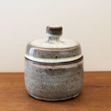 Covered pot in glazed stoneware Jeanne and Norbert Pierlot