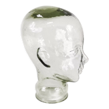 Modernist glass head, Germany, 1970s