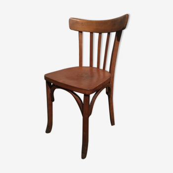 Old wooden bistro chair