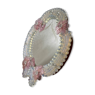 Miroir psyché verre de Murano années 50