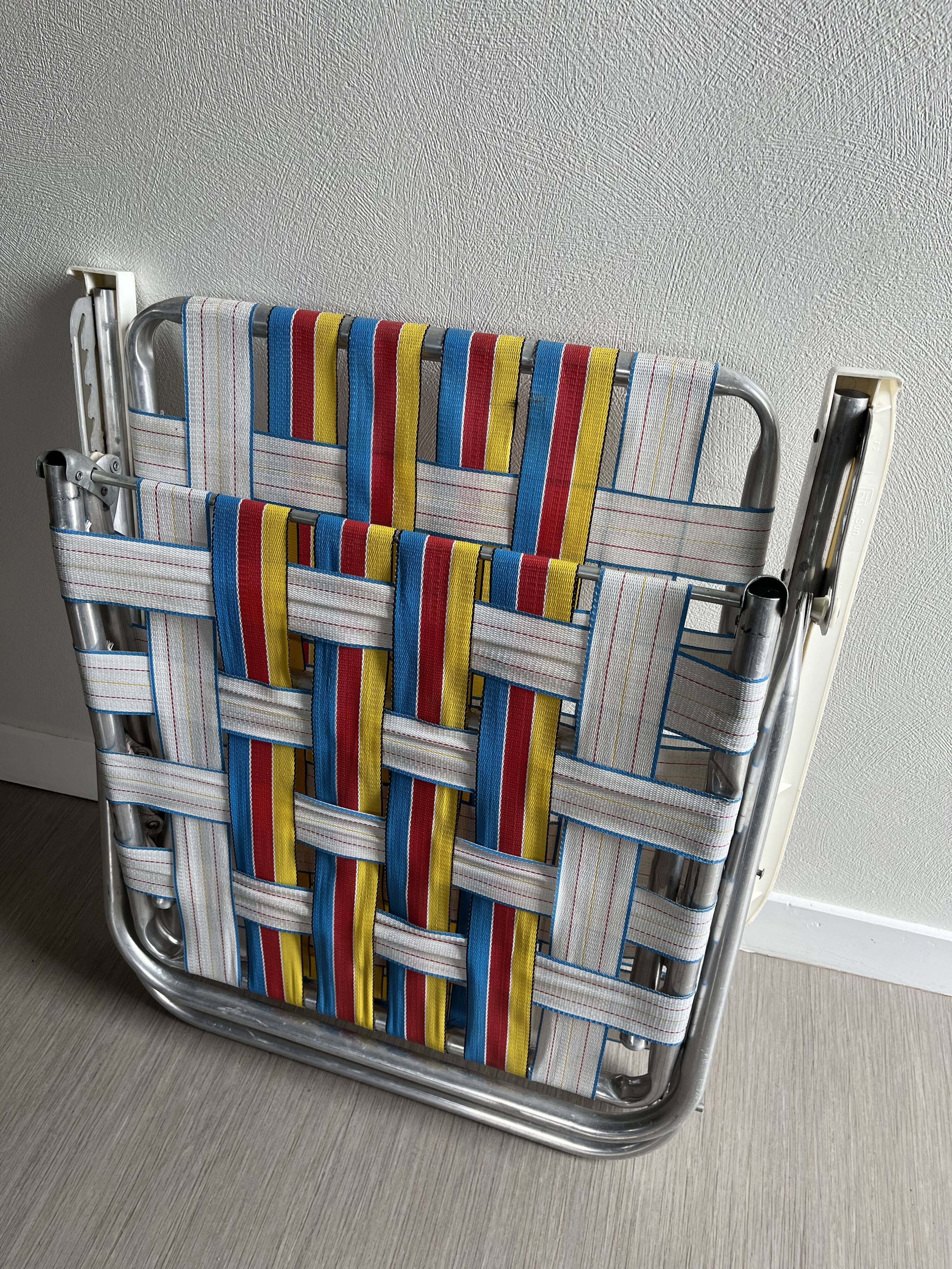 Vintage deckchair