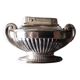 Briquet de bureau Vintage Silver Match Directoire argent massif