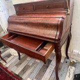 Petit bureau secrétaire Napoléon III en acajou, 19ème siècle