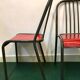 Pair of vintage industrial chairs