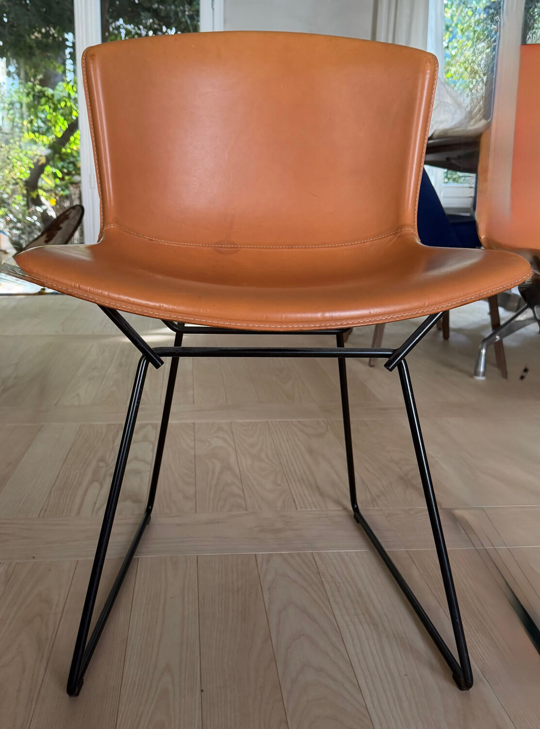 Set of 4 Bertoia chairs