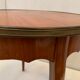Round pedestal table Louis XV style veneer of rosewood XX century