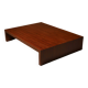 Large Bamboo Coffee Table in the Style of Axel Vervoordt 1980s
