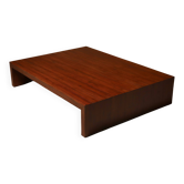 Large Bamboo Coffee Table in the Style of Axel Vervoordt 1980s