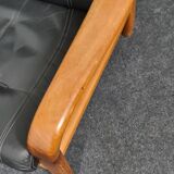 Fauteuil design danois en teck vintage par Komfort