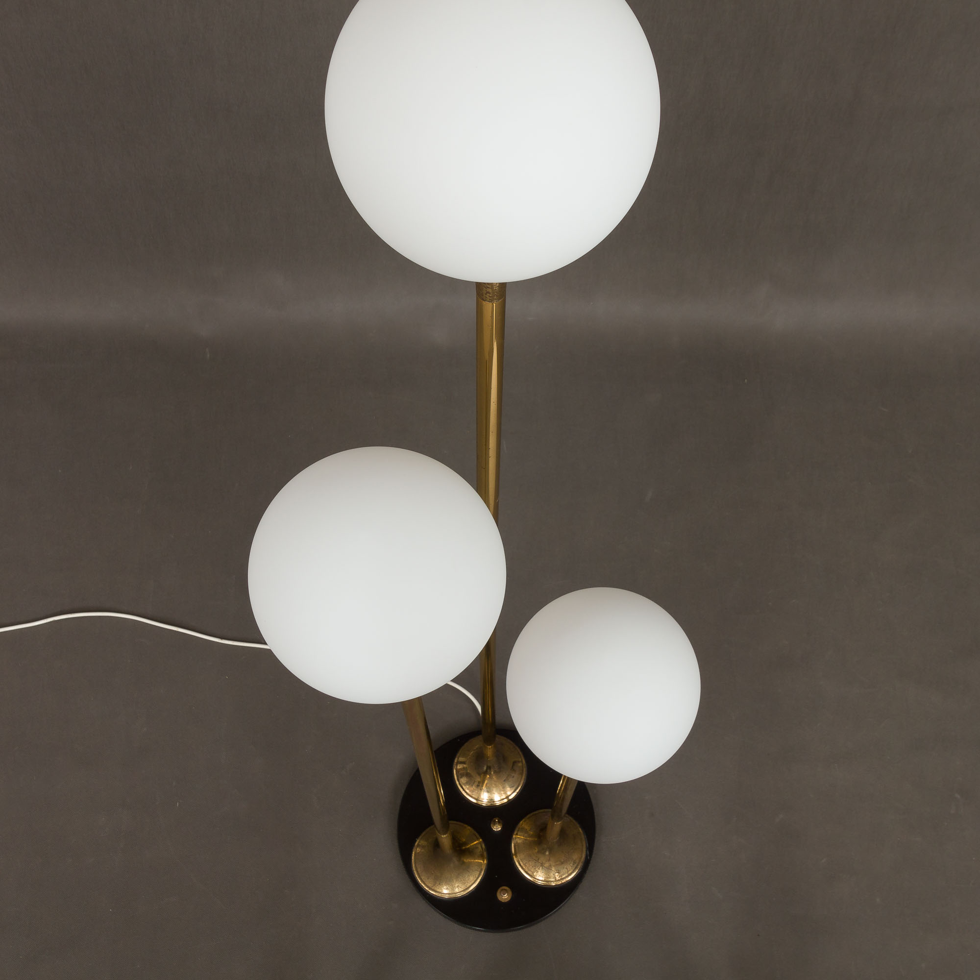 Italian brass floor lamp