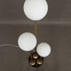 Italian brass floor lamp