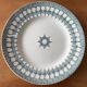 6 antique flat plates in earthenware from Saint-Amand (Nord)