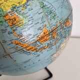 Vintage 1960 Girard Barrère world map globe - 33cm