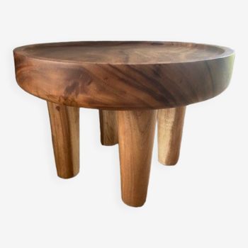 Table basse ronde table d'appoint wabisabi