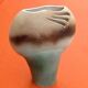 Vase modernist lens glazed ceramic