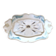 Antique asparagus dish in ceramic – removable drainer – art deco style