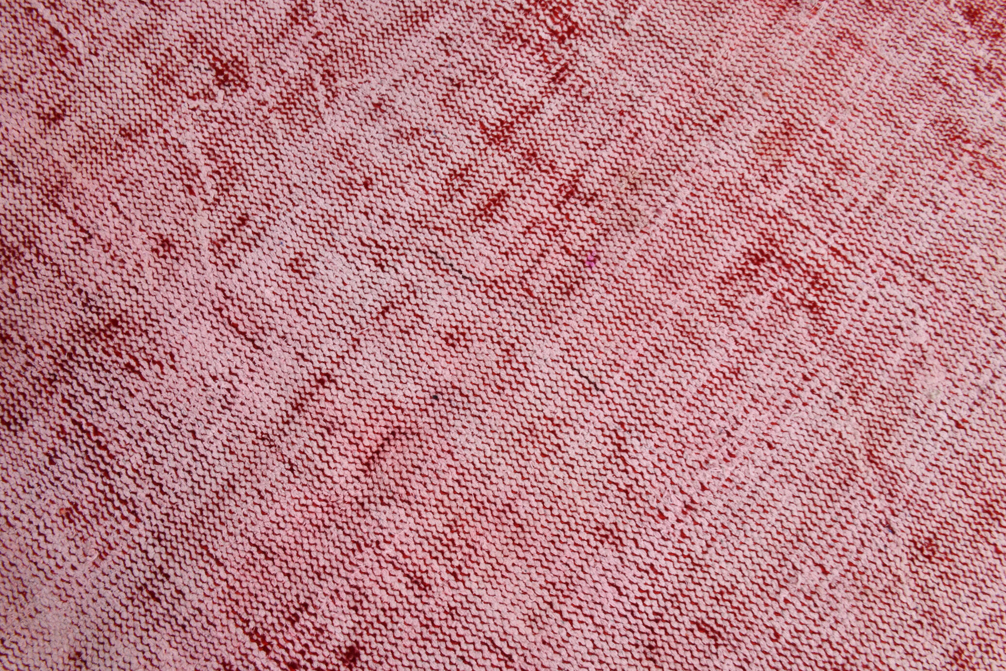 Pale red modern vintage rug