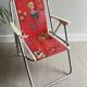 Vintage children's camping chair