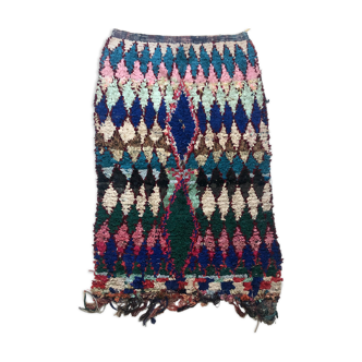 Moroccan Berber carpet Boucherouite 2.04 x 1.33 m