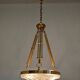 Art Deco style basin chandelier circa 1950