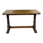 Table bistrot anglaise en frêne et hêtre des années 70