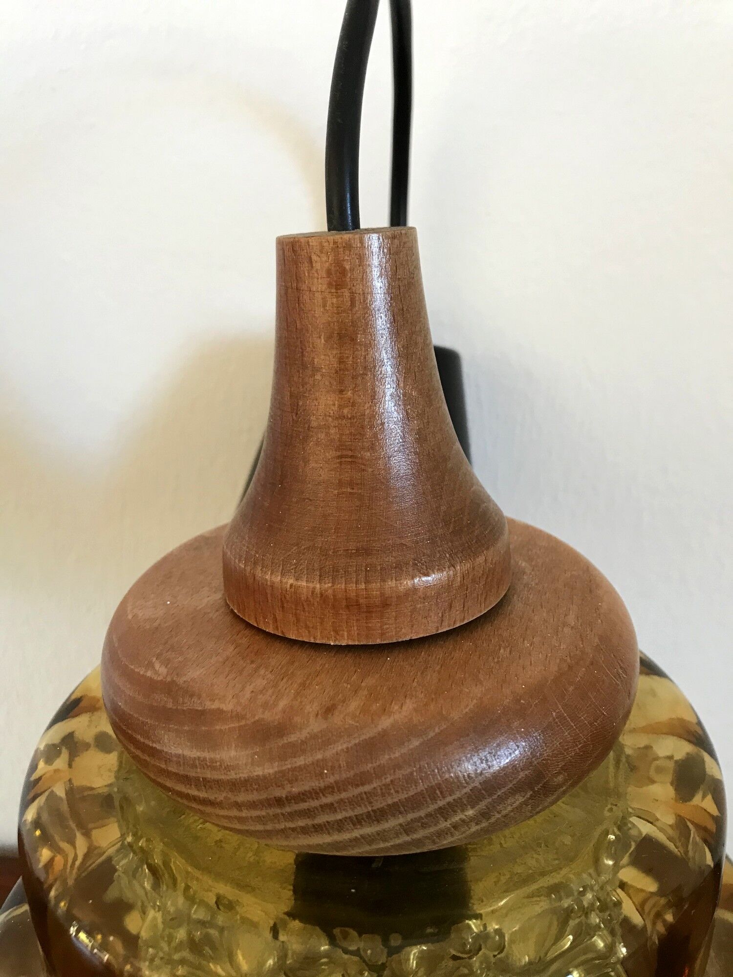 Vintage Scandinavian pendant lamp 60s Carl Fagerlund