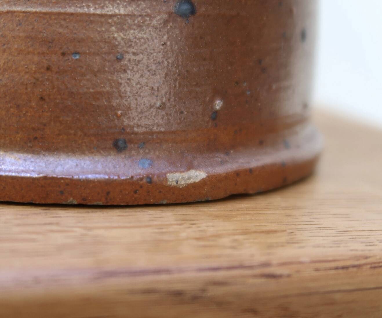 Impressive stoneware ceramic vase by Pierre Digan La Borne, 1960s