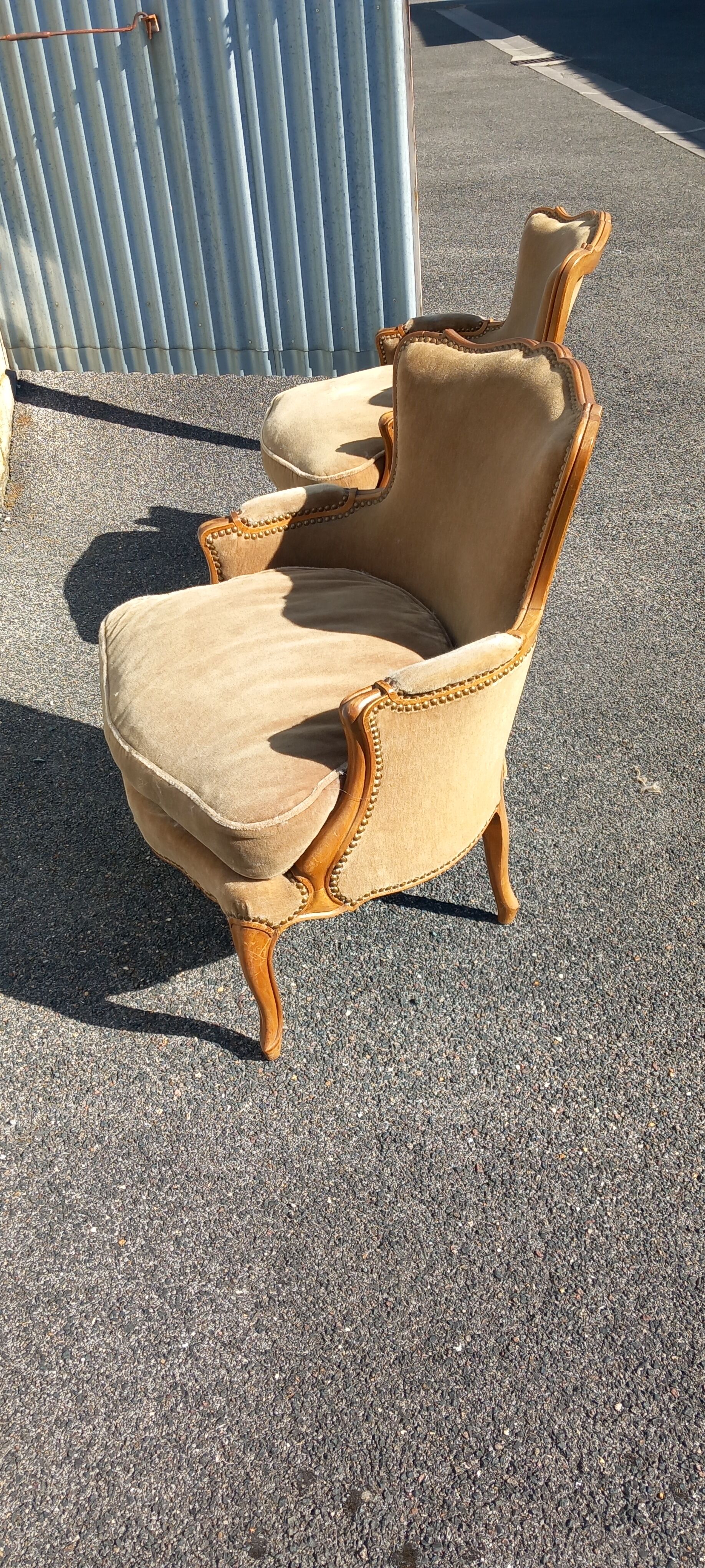 Louis XV style armchairs