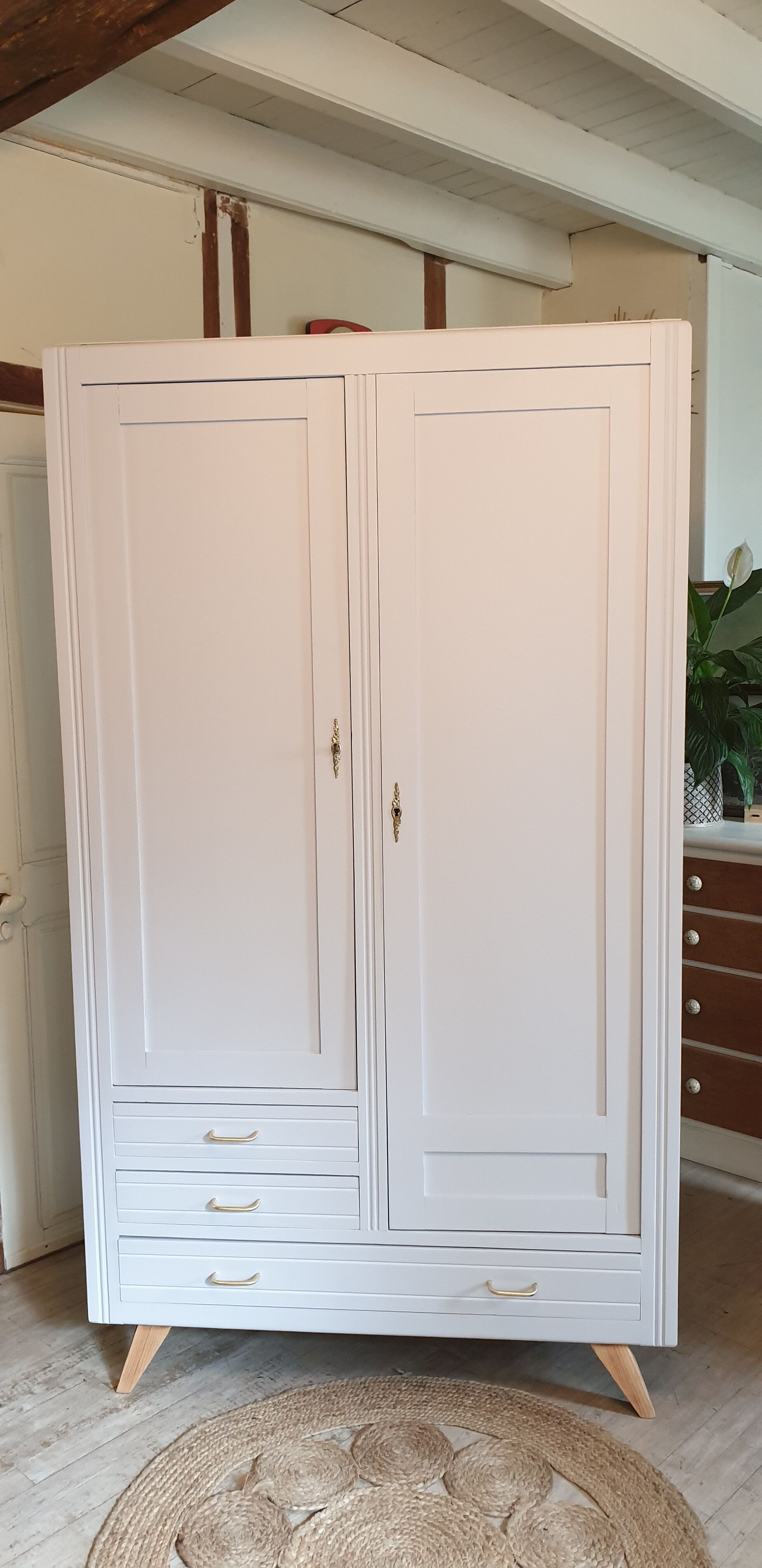 Grey Parisian wardrobe