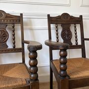 Paire de fauteuils dans le goût de Charles Dudouyt 1940