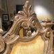 Italian Rococo Silver Mecca Giltwood Throne Armchair, Rome, 18th Century