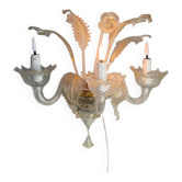 Venetian wall light in Murano glass, circa 1950