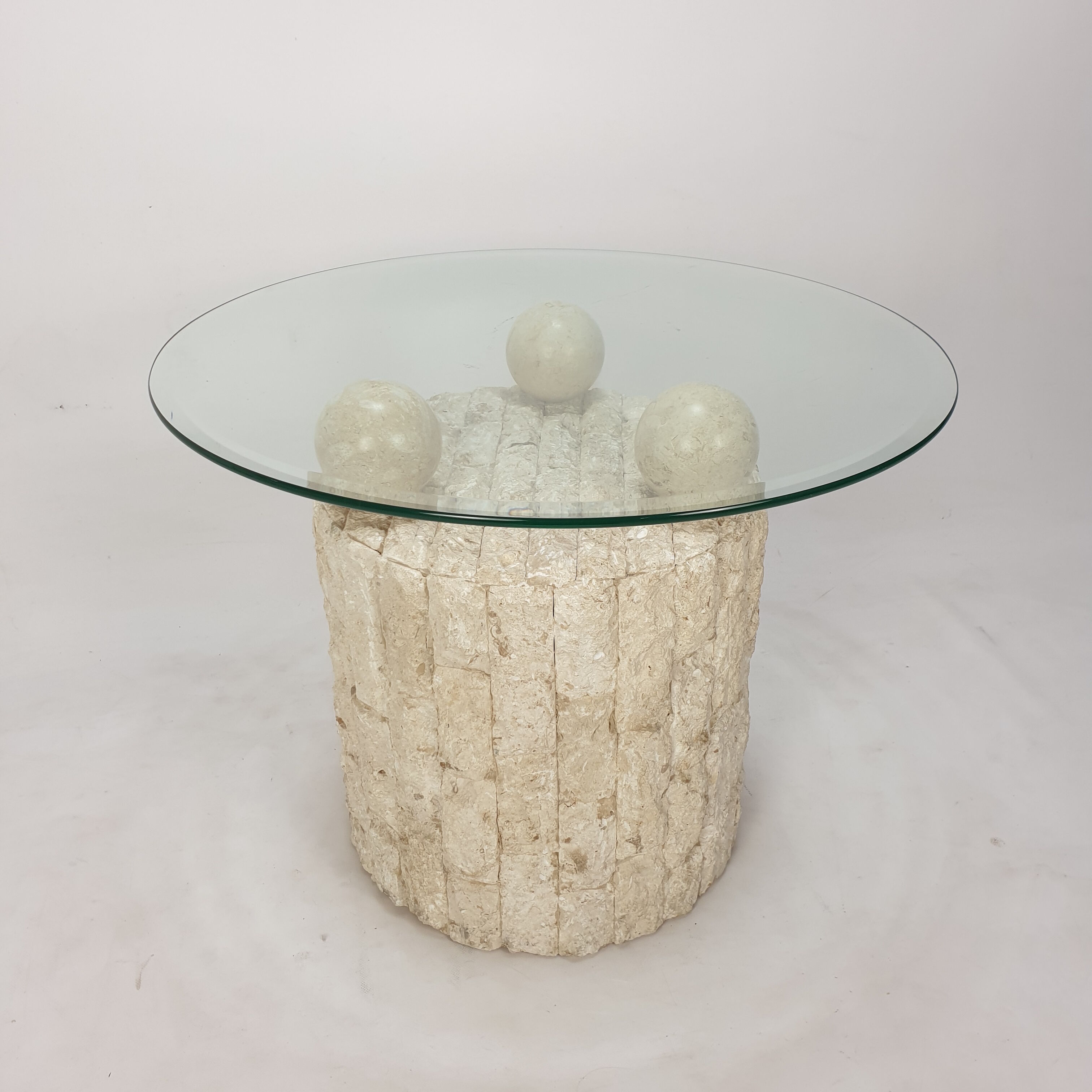Magnussen Ponte Travertine Coffee Table, 1980s