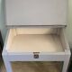 Petit bureau enfant vintage gris