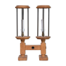 Paire de lampes de table de Guillerme et Chambron