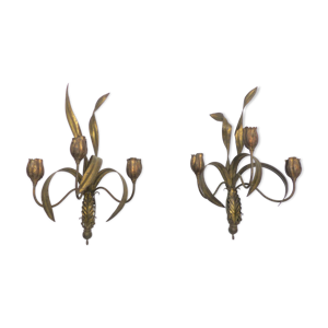 Paire d'appliques aux