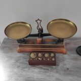 Antique scale and weight