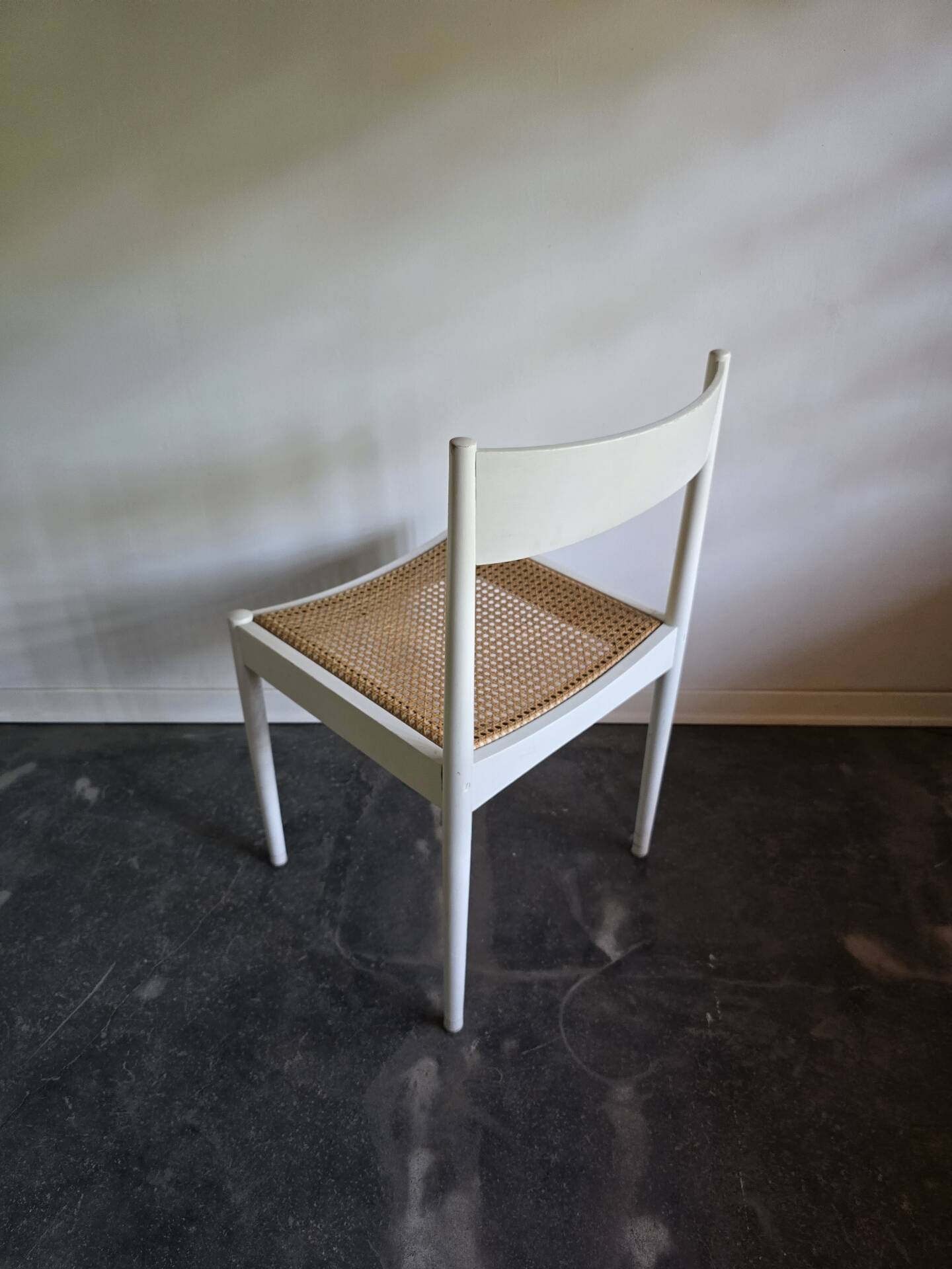 Vintage Cane Dining Chair by Branko Uršič for STOL Kamnik, Yugoslavia,