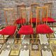 Set of 6 teak chairs by Ernst Martin Dettinger 1960