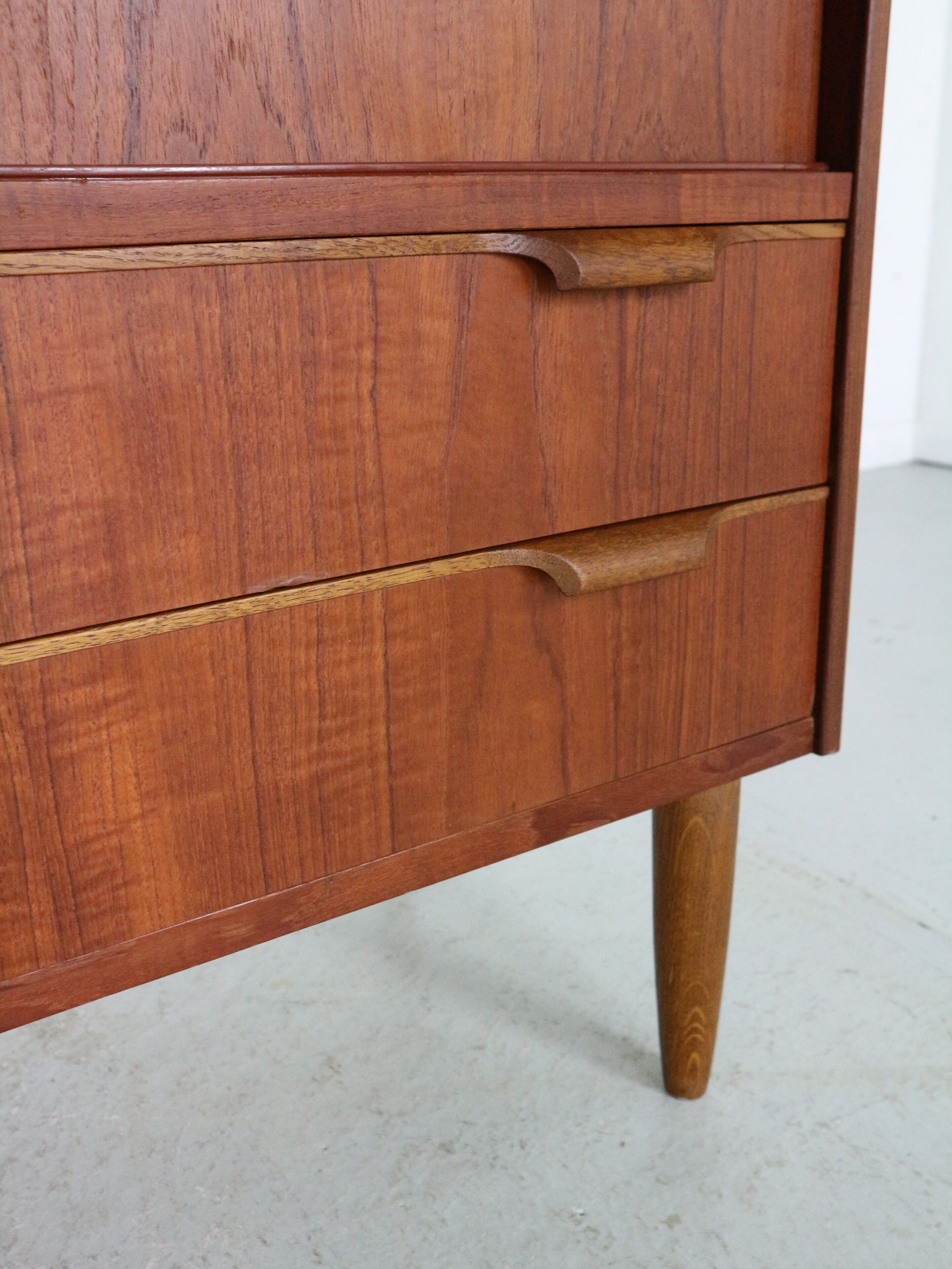 Mid- century modern  teak bookcase, cabinet, 1960 Denmark