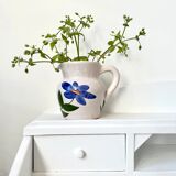 Milk jug vintage flowers