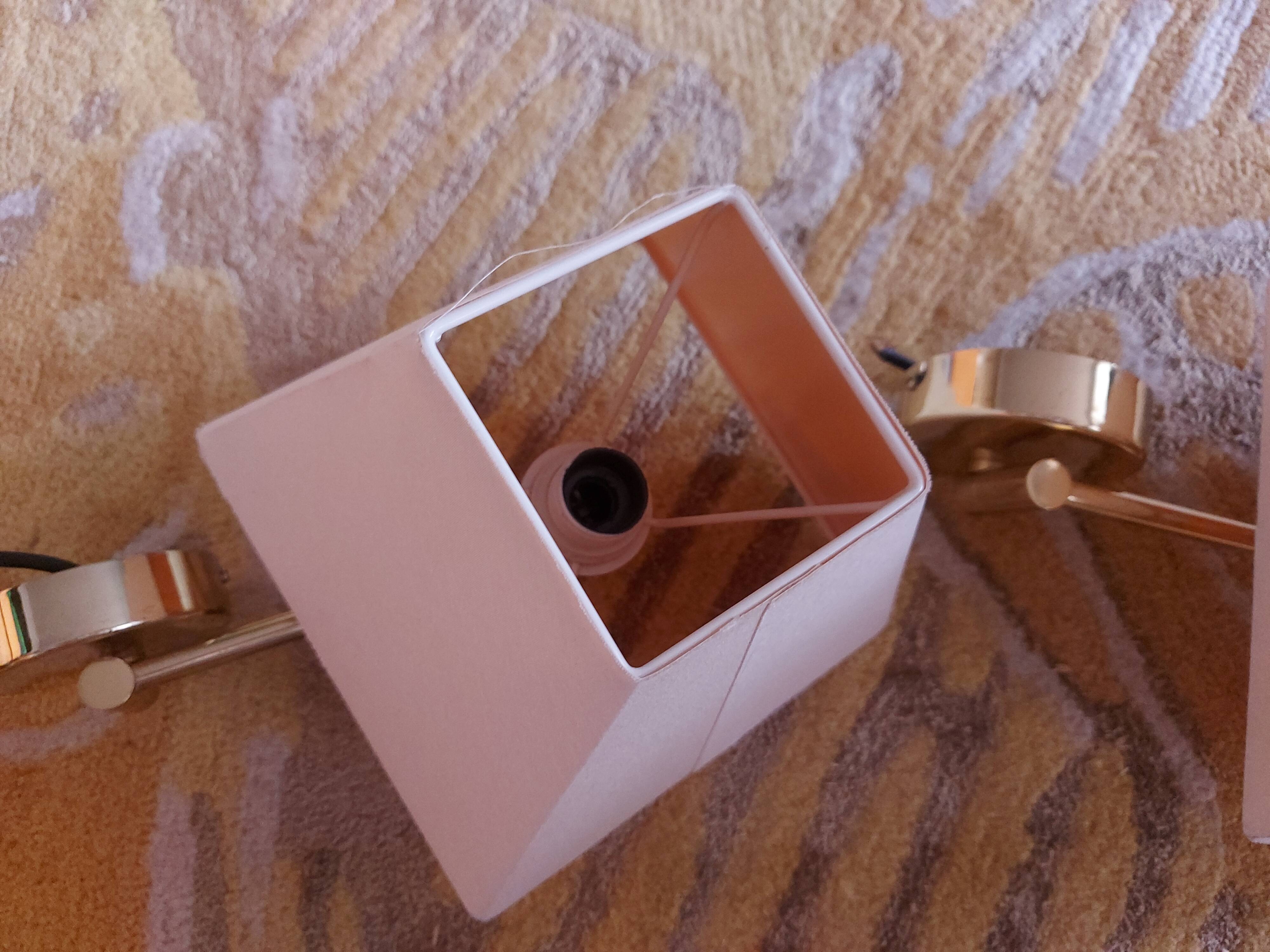 TWO BRASS WALL LIGHTS