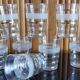 8 granite glasses bordered gold 1950s